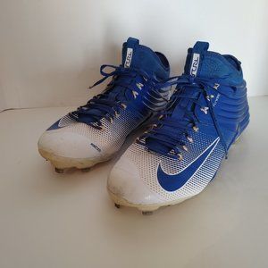 Nike BSBL Flywire 27 Baseball NIKESKIN Size 14 Men's Blue White Cleats